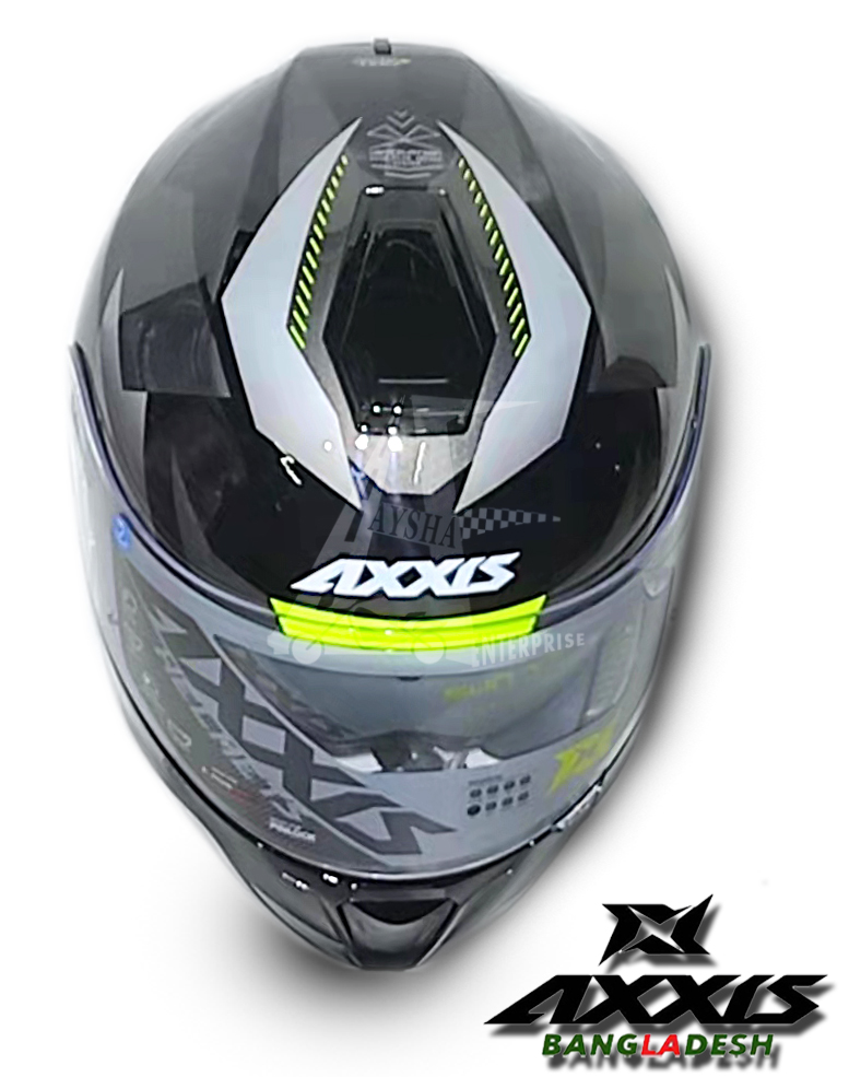 Full Face Axxis Eagle Gecko SV  Shield B2 Glossy Grey. 
