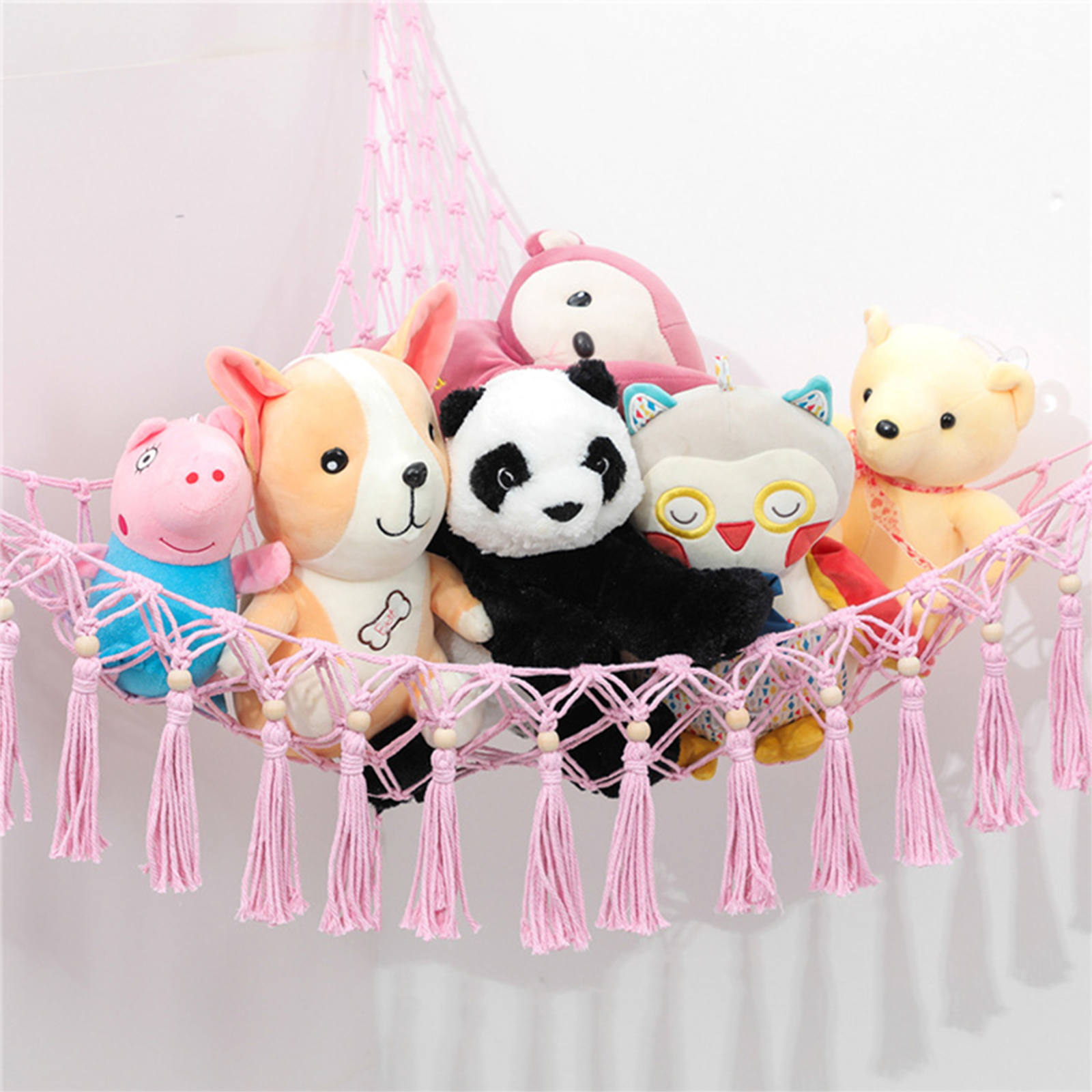 Stuffed Animal Storage With Light Plush Toy Net Hammock For Stuffed Animals Fayshow. 