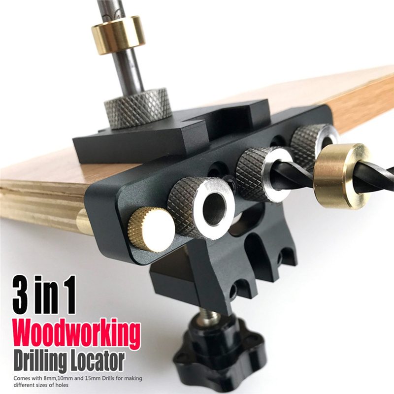Adjustable Doweling Jig Puncher Tools Best Dowel Jig 8MM 10MM Bushes Drilling Guide Locator. 