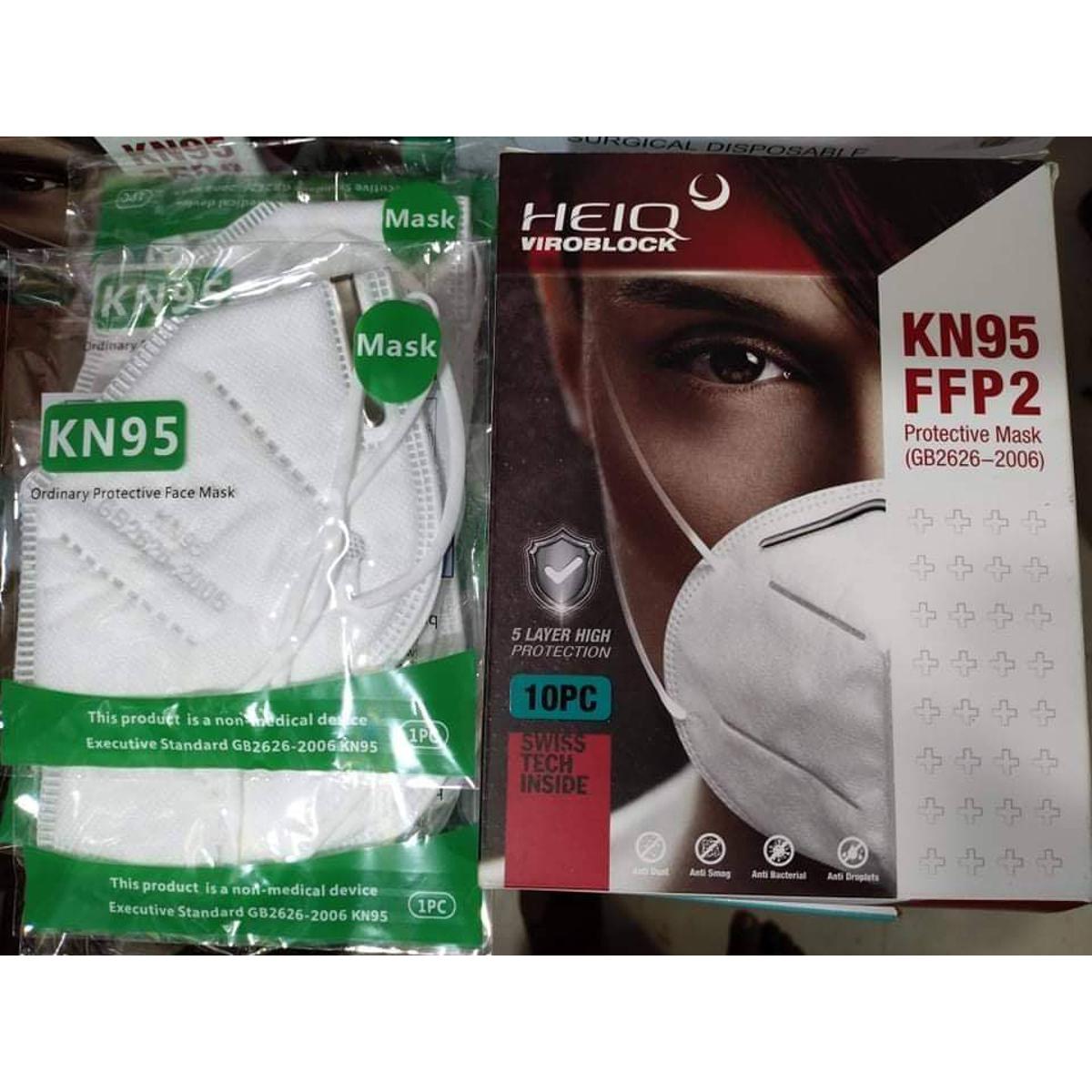 KN95 FFP2 Mask Heiq Viroblock 10 pcs