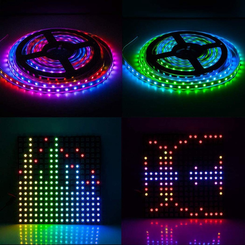 NYT Wifi Rgb Sp107E Pixel Ic Spi Music Bluetooth Controller For Ws2812 Sk6812 Sk9822 Rgbw Apa102 Lpd8806 Ws2815 Strip Dc5-24V. 