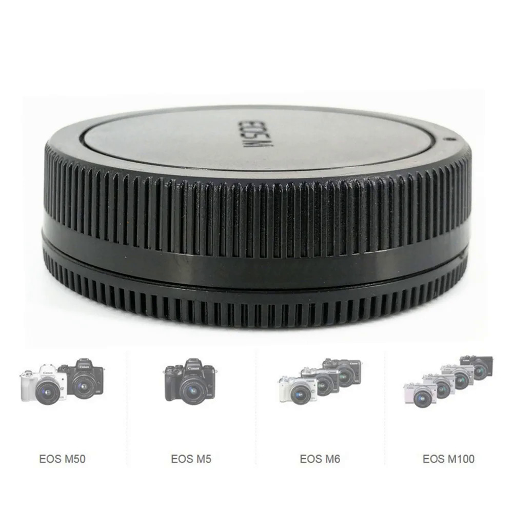Camera Front Body Cap Rear Lens Cap replace R-F-4 for Canon EOS M EOSM M2 M3 M5 M6 Mark II M10 M50 M100 M200 and EF-M Lenses. 