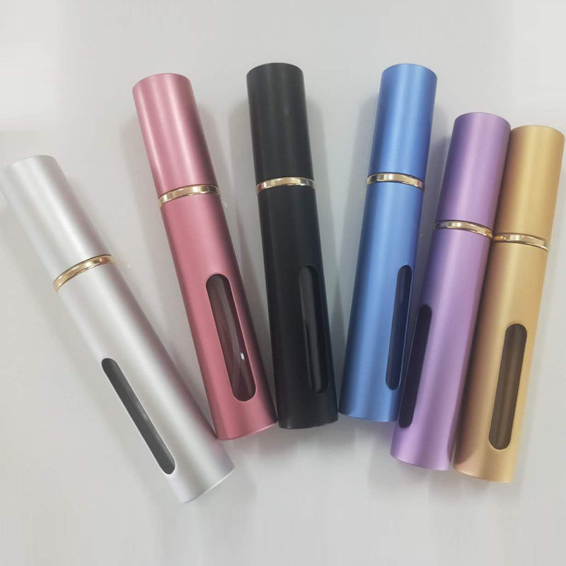 MUB 10ML Pocket Sized Refillable Perfume Atomizer Spray Empty Portable Travel Aluminum Parfum Atomiser Bottle
