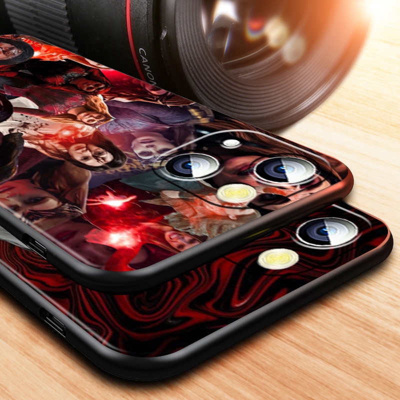Marvel Wanda Django Maximoff Phone Case For Apple iPhone 14 13 12 11 XS XR X 8 7 6 6S 5 5S SE Pro Max Plus mini Black Cover. 