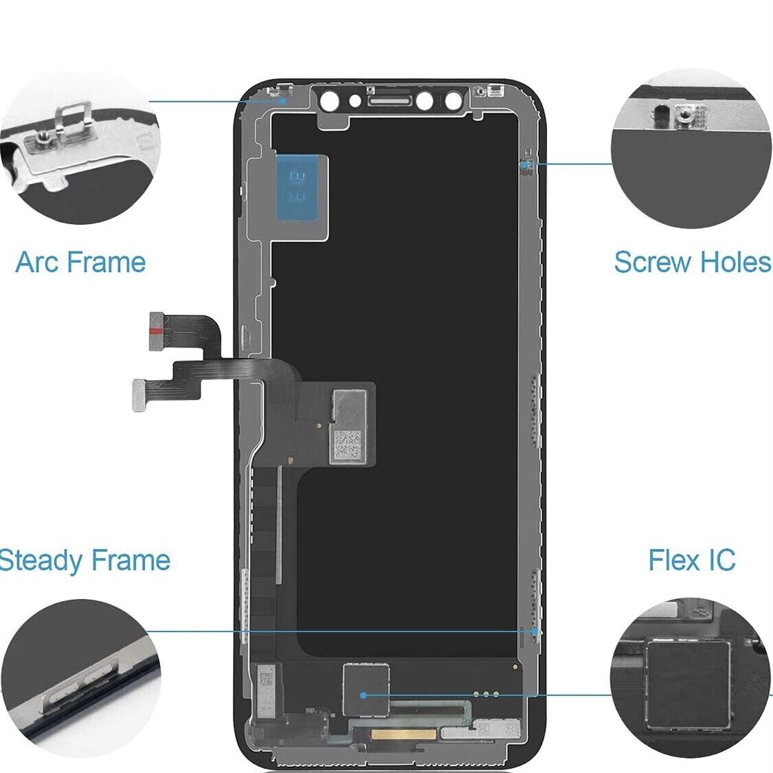 iPhone 12 | 12 Pro | 12 Pro Max Replacement Display Oiginal Replacement True Tone Supported Soft OLED OEM LCD Premium Quality. 