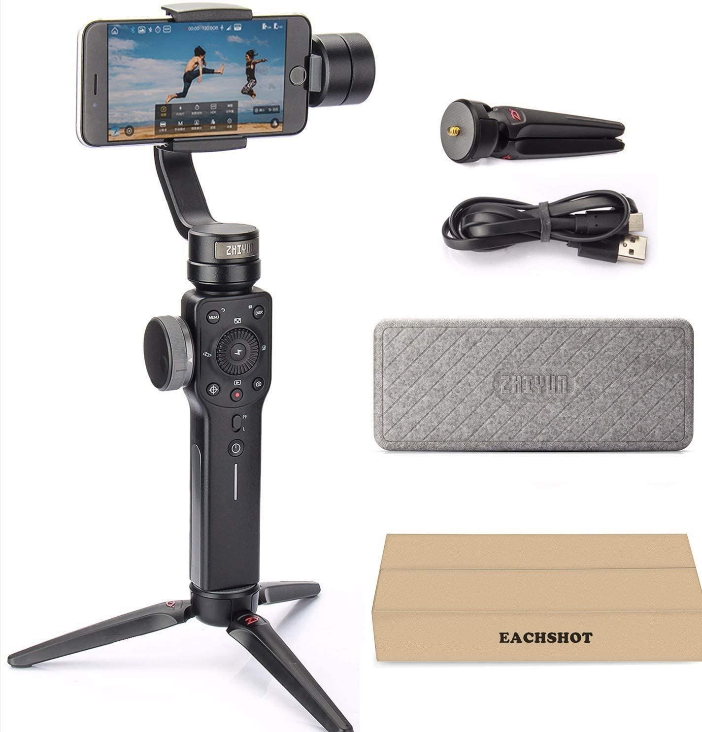 Zhiyun Smooth 4 3-axis Handheld Gimbal. 