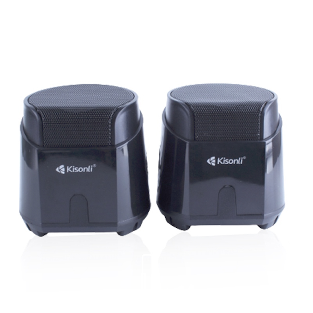 Kisonli K500 USB 2.0 Computer Speaker with Dual Bass for Gaming and Music