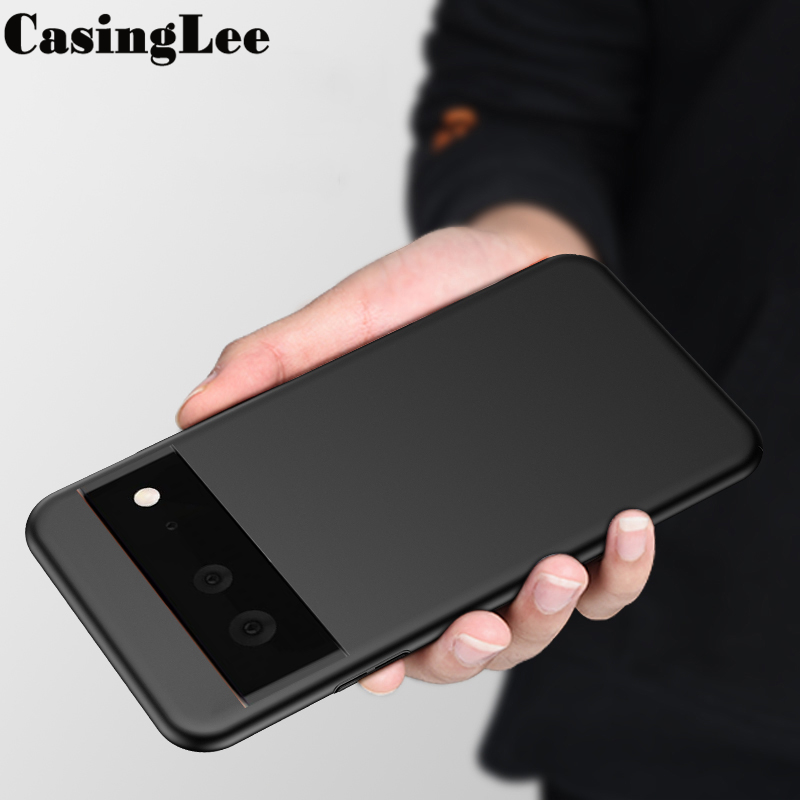CasingLee For Google Pixel 6 case Ultra Thin Smooth silicon Matte Back Soft Cover Google Pixel6 Phone case cover For girls and Boys. 