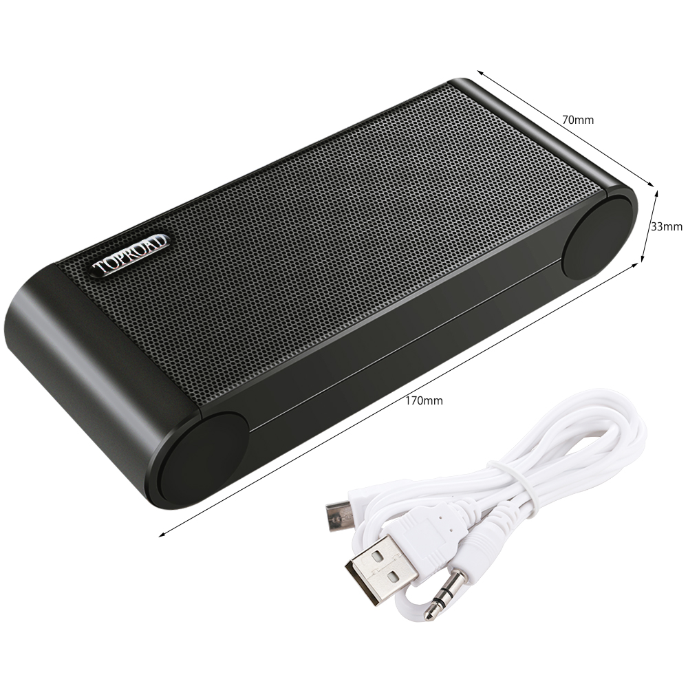 TOPROAD Wireless Bluetooth Speakers Portable Enceinte Speaker Handsfree MP3 With Mic TF FM HIFI Subwoofer Deep Bass Loudspeakers. 