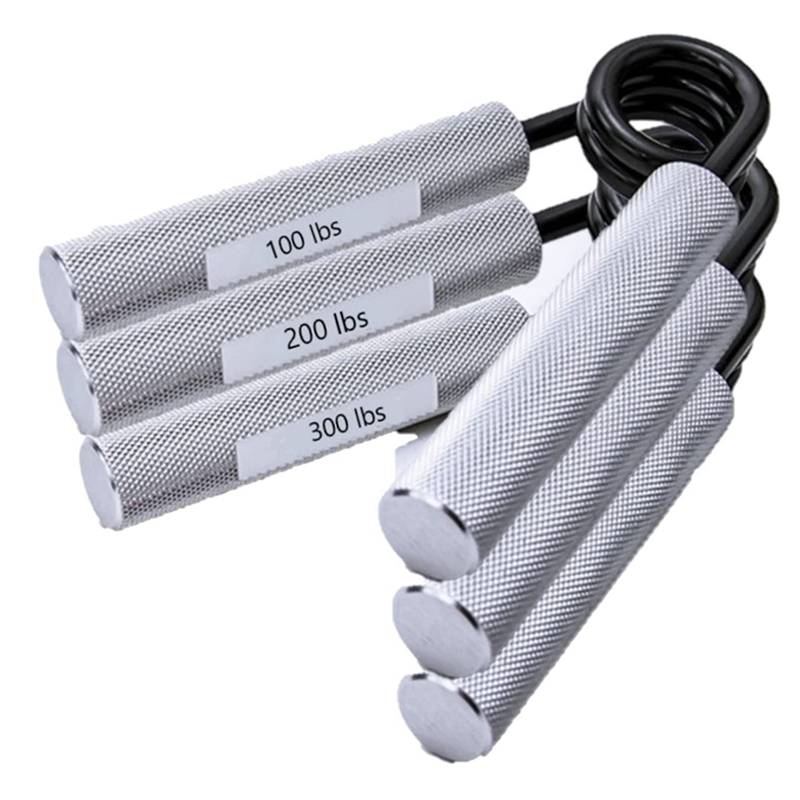 TWEXQNY Hand Grip Strengthener Set of 6 (100LB,200LB,300LB) Metal Grip Strength Trainer Wrist & Forearm Strength Trainer
