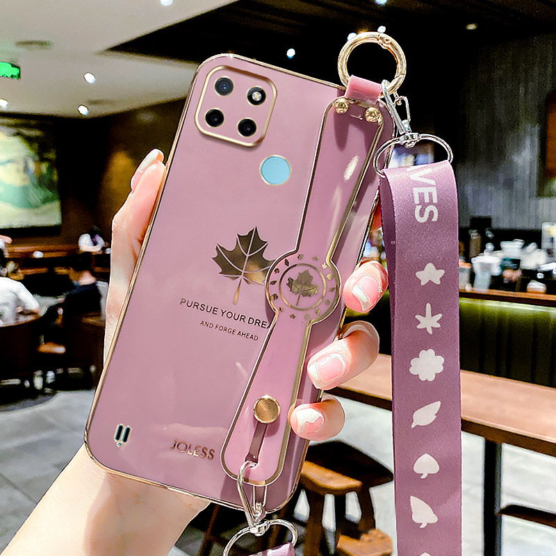 ILING Cover Magnetica A Portafoglio Per Realme C21Y/C25Y – Custodia In Pelle Con Farfalla 3D E Supporto - 2