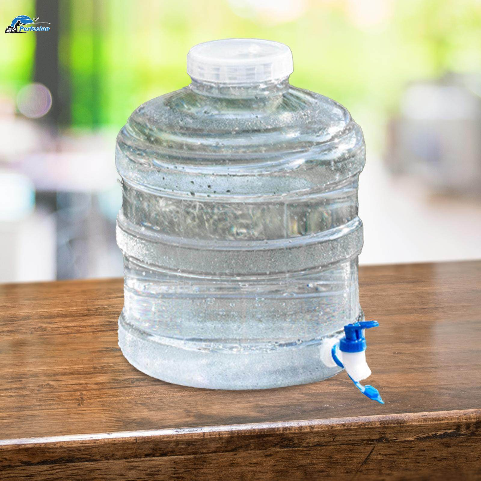 Drinking Water Container Emergency Water Storage Easy Cleaning with Handle Large 16L with Faucet