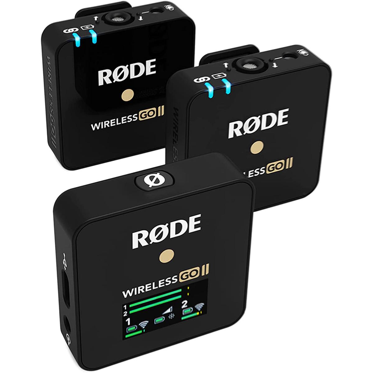 RØDE Microphones Wireless GO II Dual Channel Wireless Microphone System. 