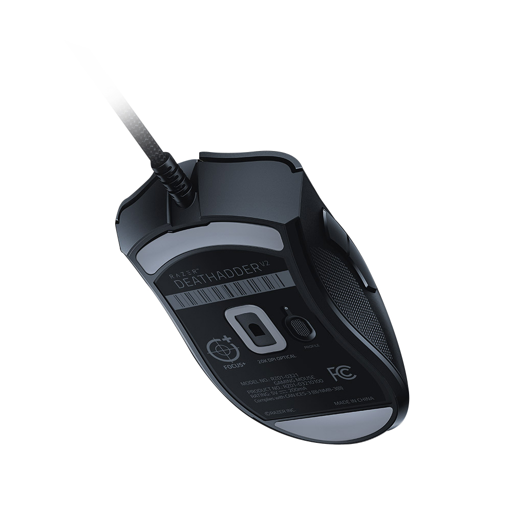 Razer DeathAdder V2 Wired Gaming Mouse 20000DPI Optical Sensor FOCUS+ (PAW3399) Chroma RGB Mice 8 Programmable Buttons Ergonomic Design. 