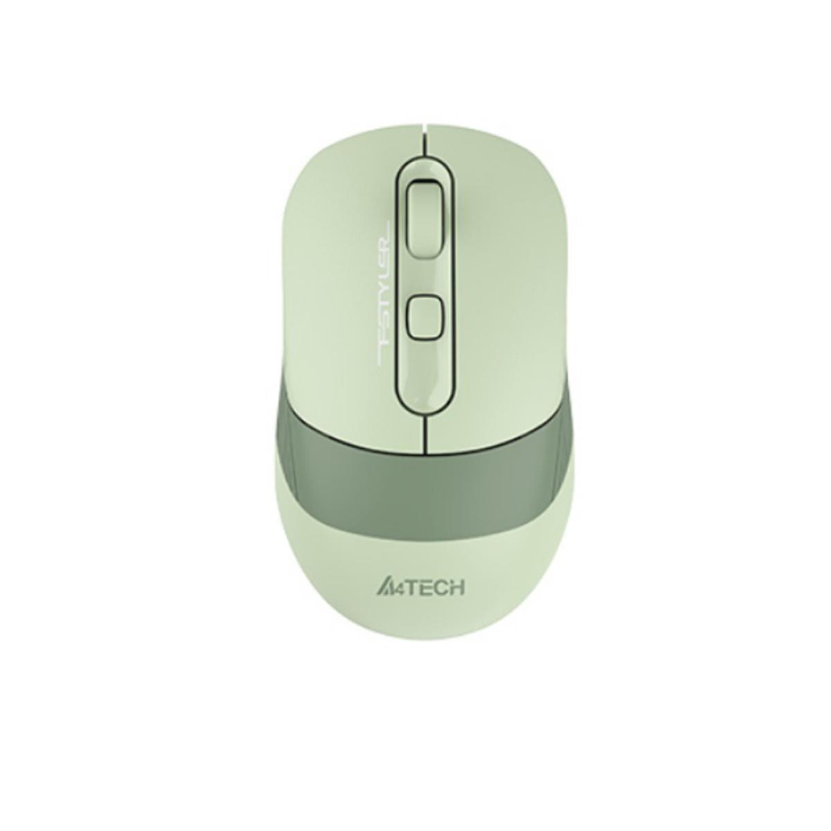 A4TECH FSTYLER FB10C Dual Mode Matcha Green Rechargeable Wireless Mouse