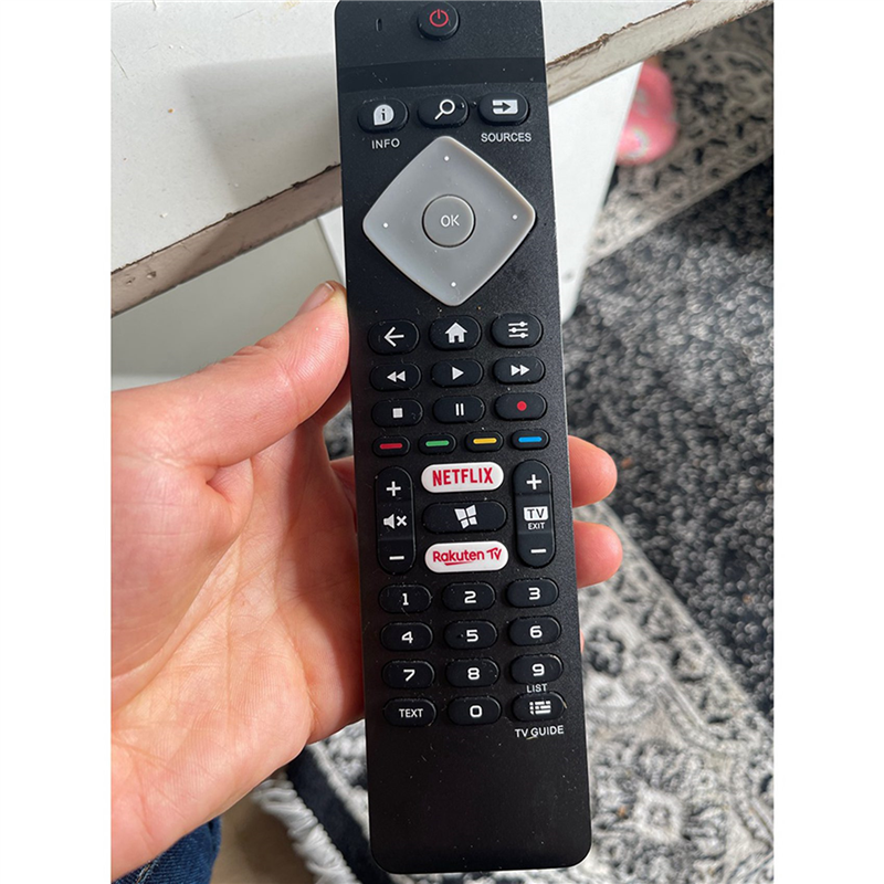 2X Remote Control for Philips BRC0884301/01 43PUS6704/12 50PUS6704/12 55PUS6704/12 4K UHD Smart TV (No Ambilight). 