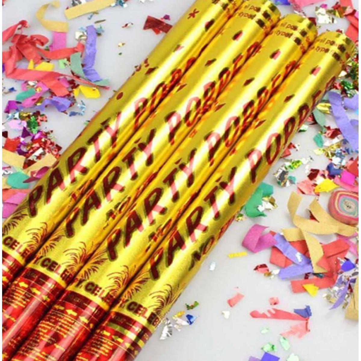 PARTY POPPER New Multi Color Big Size পার্টি পপার নতুন বিভিন্ন রঙের বড় সাইজের
