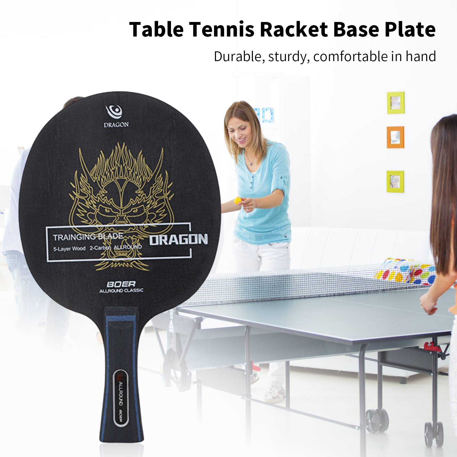 Racquet Bottom Plate Better Control/Spin Professional Table Tennis Racket Bottom Plate. 