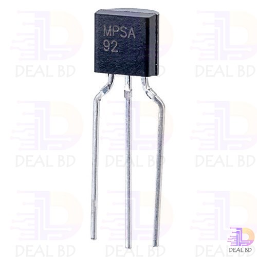 10Pcs MPSA92 MPS-A92 A92 Voltage PNP Transistor 300V 0.5A Transistor TO-92 Package PNP Epitaxial Planar Transistor Bipolar Junction Transistor BJT Powerpoints, Switches & Savers. 