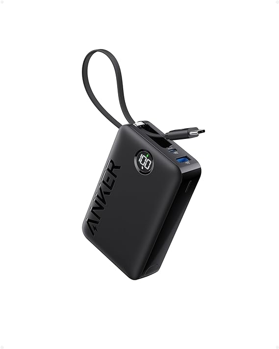 Anker A1647 Powercore 20000mAh 22.5W with Built-In USB-C Cable