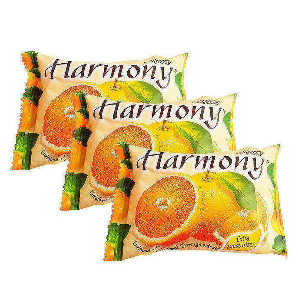 Harmony Fruity Orange Soap (3 pcs) - 45 gm