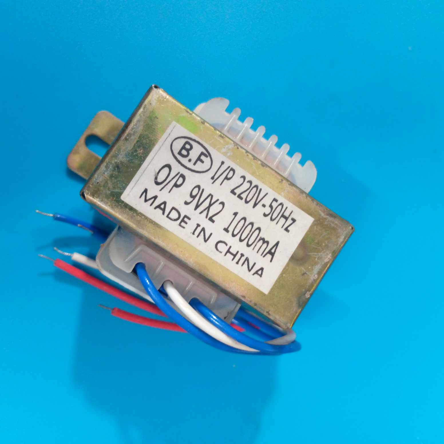 1Amp 9V Transformer 9V-0-9V 1000mA Input AC 220V 50Hz Output DC 9V Volt 1A Step Down Transformers For Power Supplies Adapters Electronics Project DIY