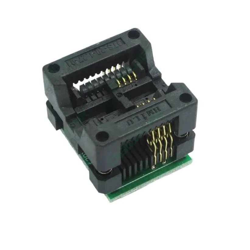 200mil SOIC8 SOP8 To DIP8 Programmer Adapter Socket Converter 200mil Wide Chip Wide Body Seat Wide 200mil Programmer Adapters Socket EEPROM Flash 8 Pin SMD Programming Circuit