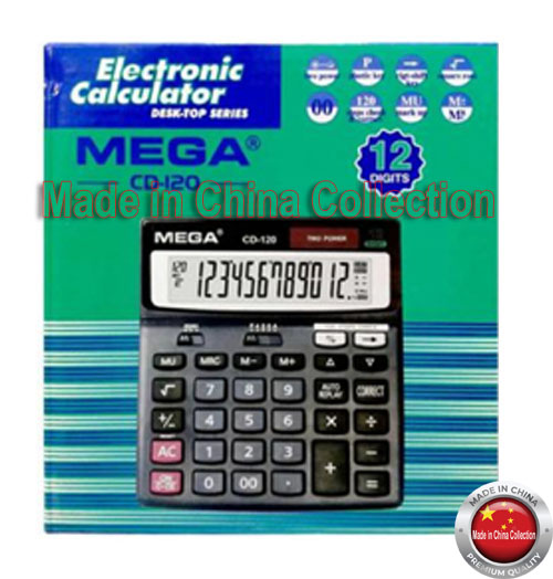 Calculato Cd-120 , 12 Digit 120 Steps Dual Power 1pcs – calculator. 
