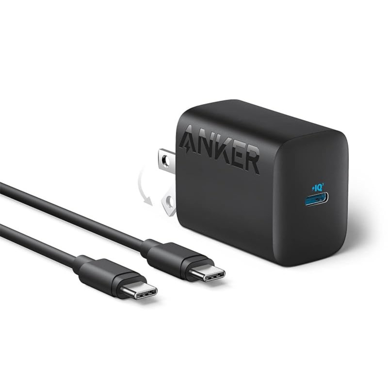 Anker 312 30W Charger With USB-C to USB-C Cable. 