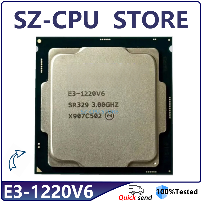Processeur Intel Xeon E3-1220 V6 3,0 GHz SR329 Socket 1151 4 Cores - Reconditionné
