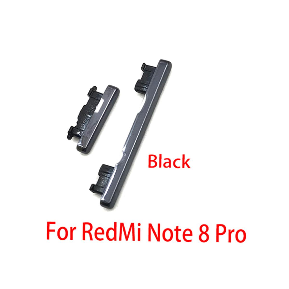 for Xiaomi Redmi Note 8 PRO Side Volume Button + Power on / off Buttton Key Set
