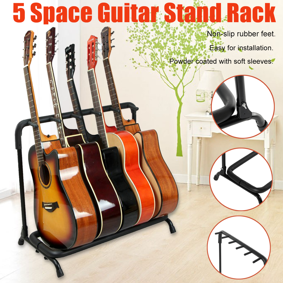 5 way guitar stand