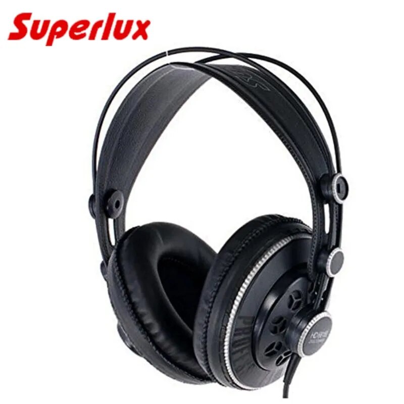 Professional Studio Headphones Superlux HD681B Semi-open Dynamic Stereo Monitoring Headset DJ Hifi Noise Cancelling Earphone
