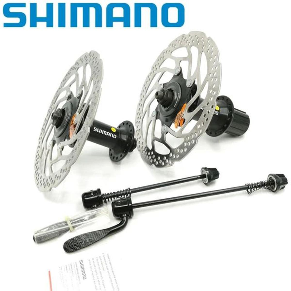 Shimano TX 505 Front and Rear Hub with Center Lock Disc RT30 160mm