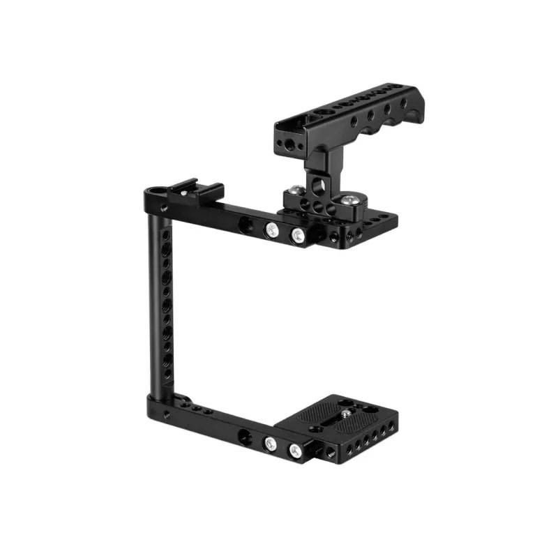 CAMVATE kamera kafesi Rig Canon 650D,600D,550D,500D,450D,760D,D3200, d3300, D5200,D5500,D300S,D610,a58,a7,a7II,GH5/GH4/GH3/GH2. 