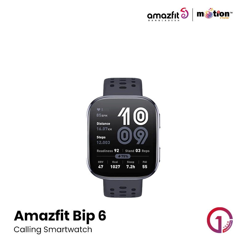 Amazfit Bip 6 BT calling Smart Watch. 
