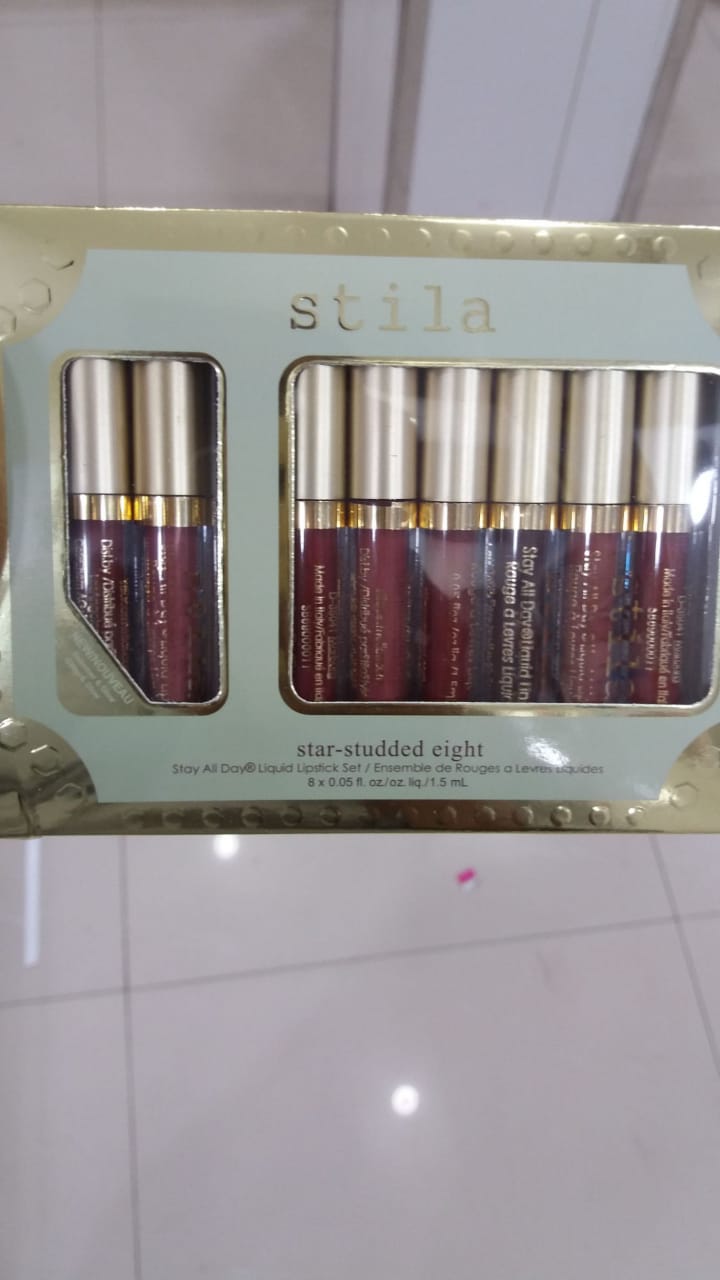 stila 8 piece lip set