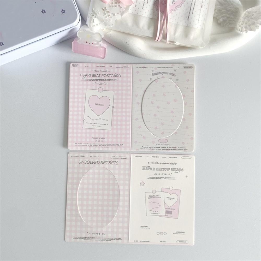 Folded Photocard Packing 3 Inch Cardboard Greeting card Mini Hollowed out Message card for Greeting Crafting DIY projects. 
