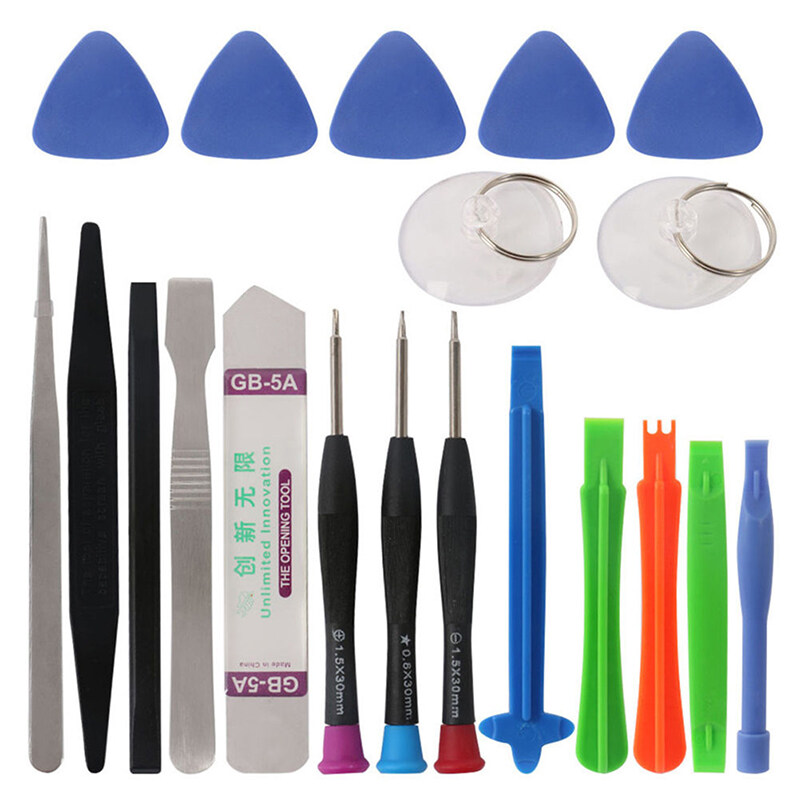 20 in 1 Mobile Phone Repair Tools Kit Spudger Pry Opening Tool Screwdriver Set. 