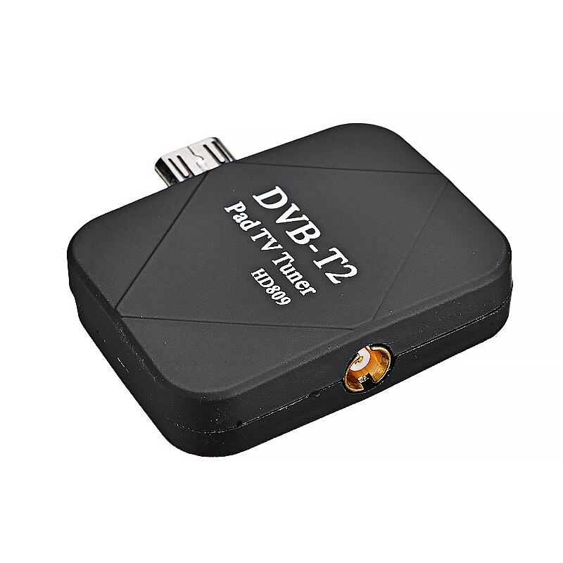 For Android 1pc High Definition DVB-T2 Micro USB Dongle Digital HD TV Tuner Receiver With 2 Antenna Supports DVB-T/T2 Mayitr. 