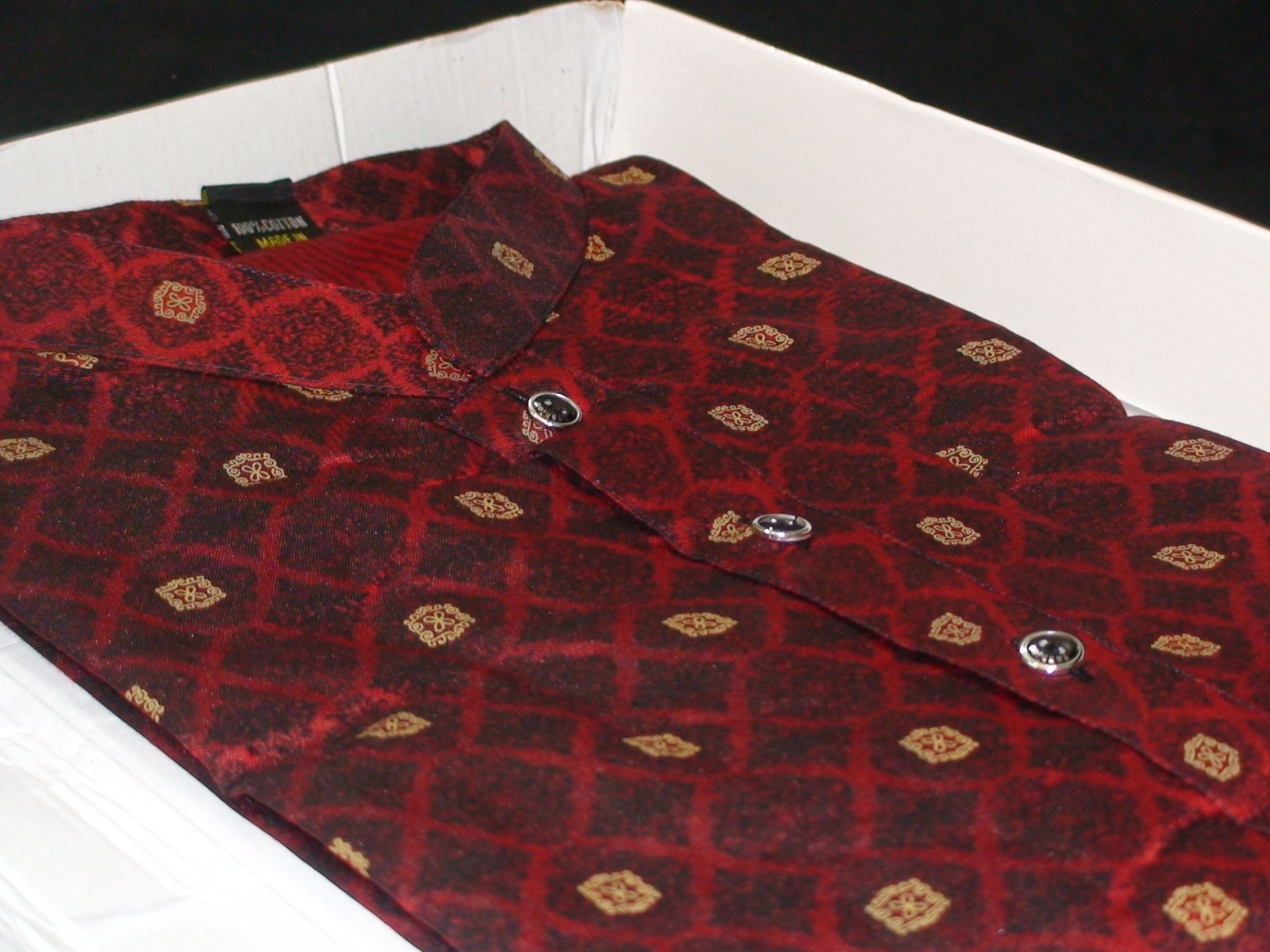 Indian Jackward Cotton Print Panjabi For Man