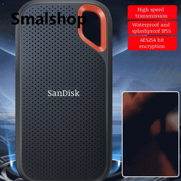 Smalshop ⭐READY STOCK⭐High-speed solid-state mobile hard drive High-speed portable / High-speed solid-state mobile hard drive External Hard Disk HDD Portable External Storage Hard Disk高速固态移动硬盘