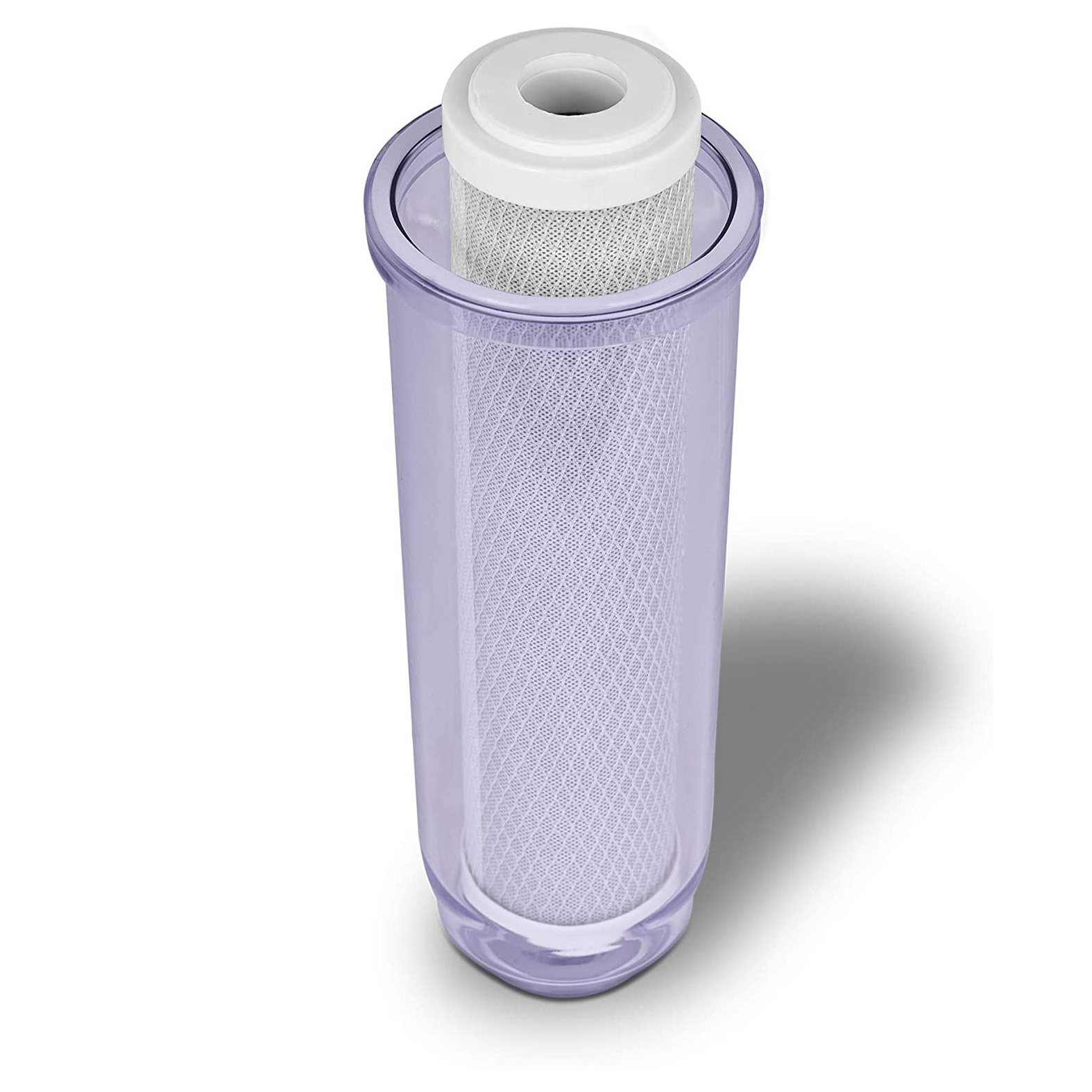 10 Inch 1/2" & 3/4 " Under Sink Inline Water Filter Purifier System Housing + Whole Filter Set. 