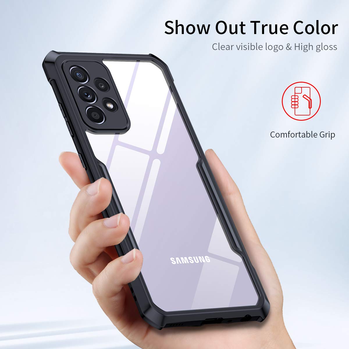 XUNDD Case For Samsung Galaxy A72 - Protective Armor Original Back Cover. 