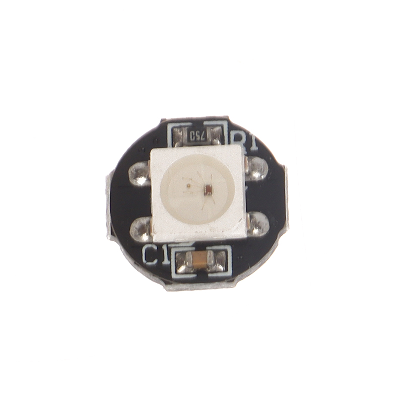 10pcs WS2812B LED Chip 5050 SMD RGB DC5V With Black / White PCB Board Heatsink IC Built-in. 