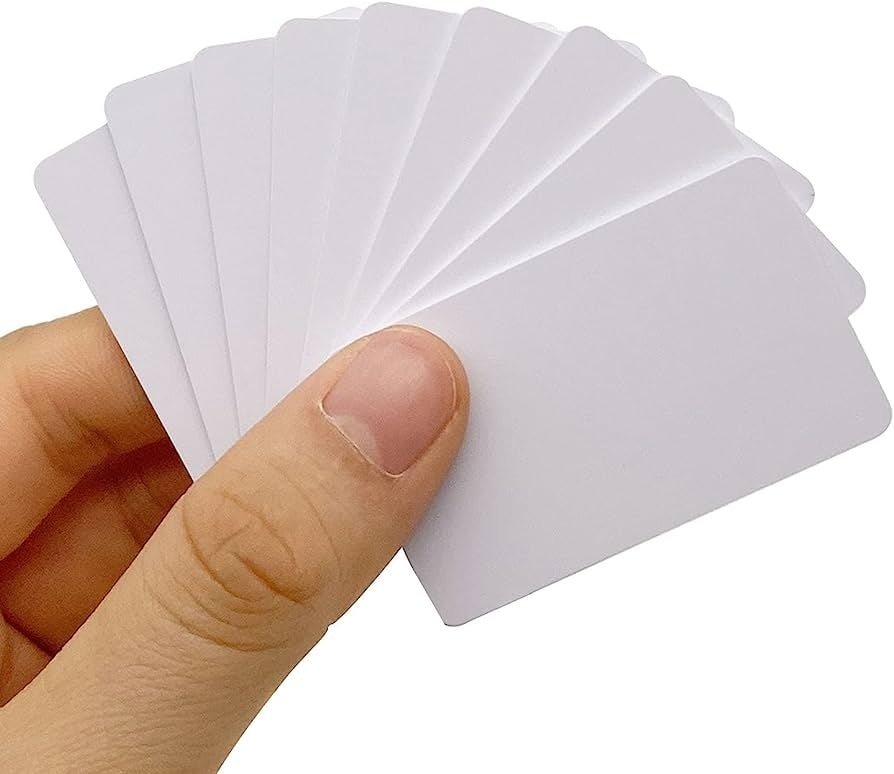 20 Pcs NFC Cards White Blank NTAG215 PVC Tags 504