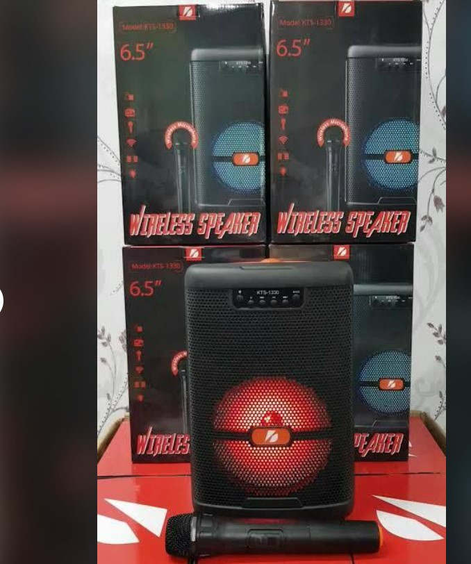 KTS 1330 Wireless Portable Bluetooth 6.5 inches Speaker with Microphone. 
