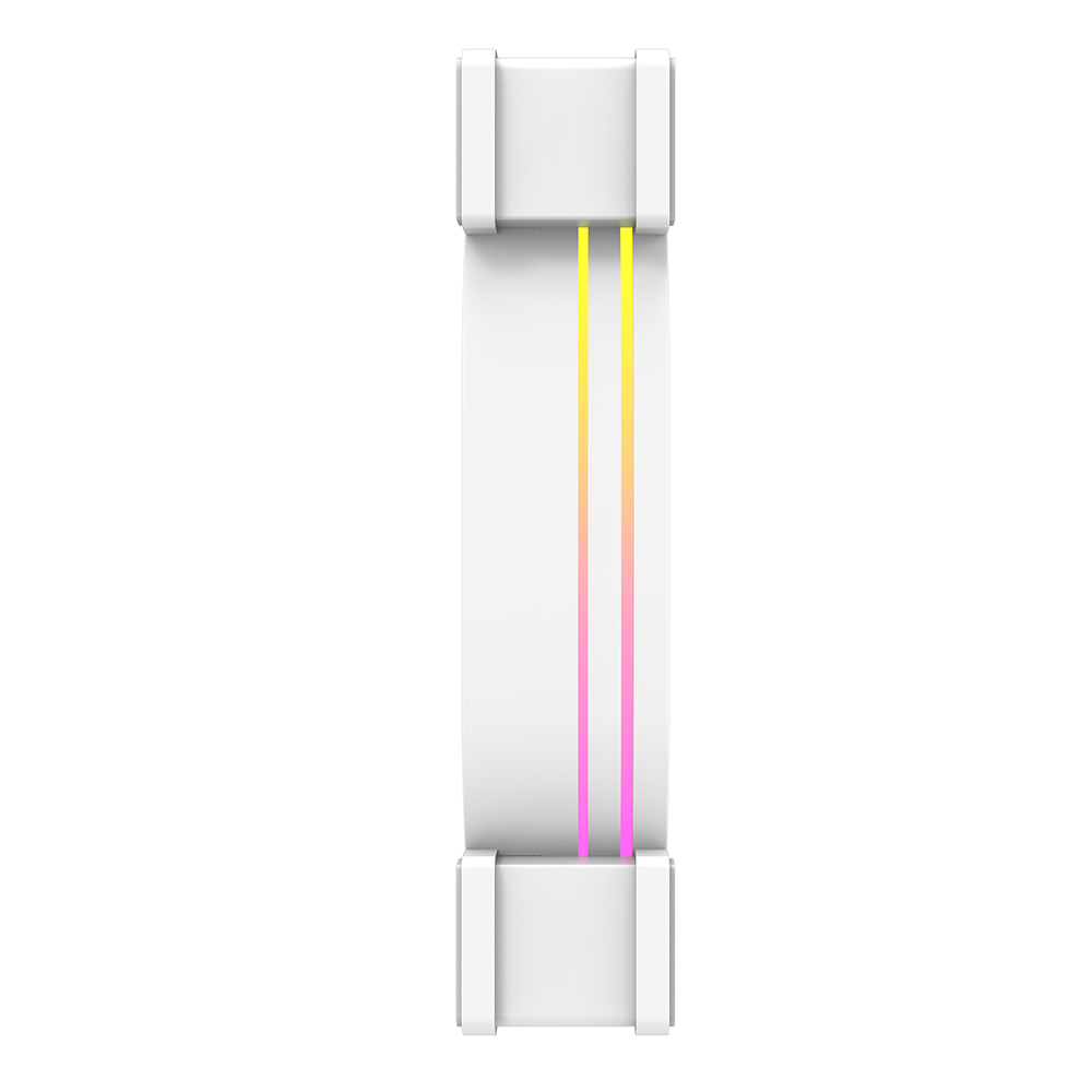 Darkflash INF24 Pro 120mm White Rgb PC Case Fan Infinity 3 Pin 5V Sync Argb 4 Pin Pwm Connector Cooling Fans for Desktop. 
