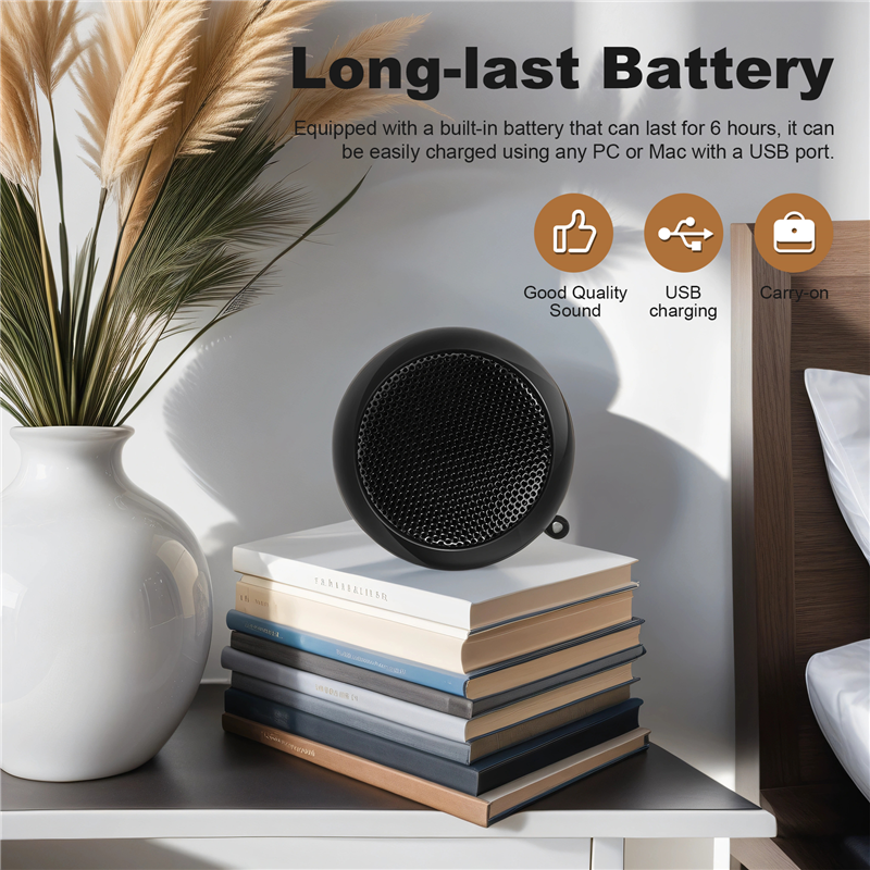 Mini Speaker Portable Rechargeable with 3.5mm Headphone Jack. 