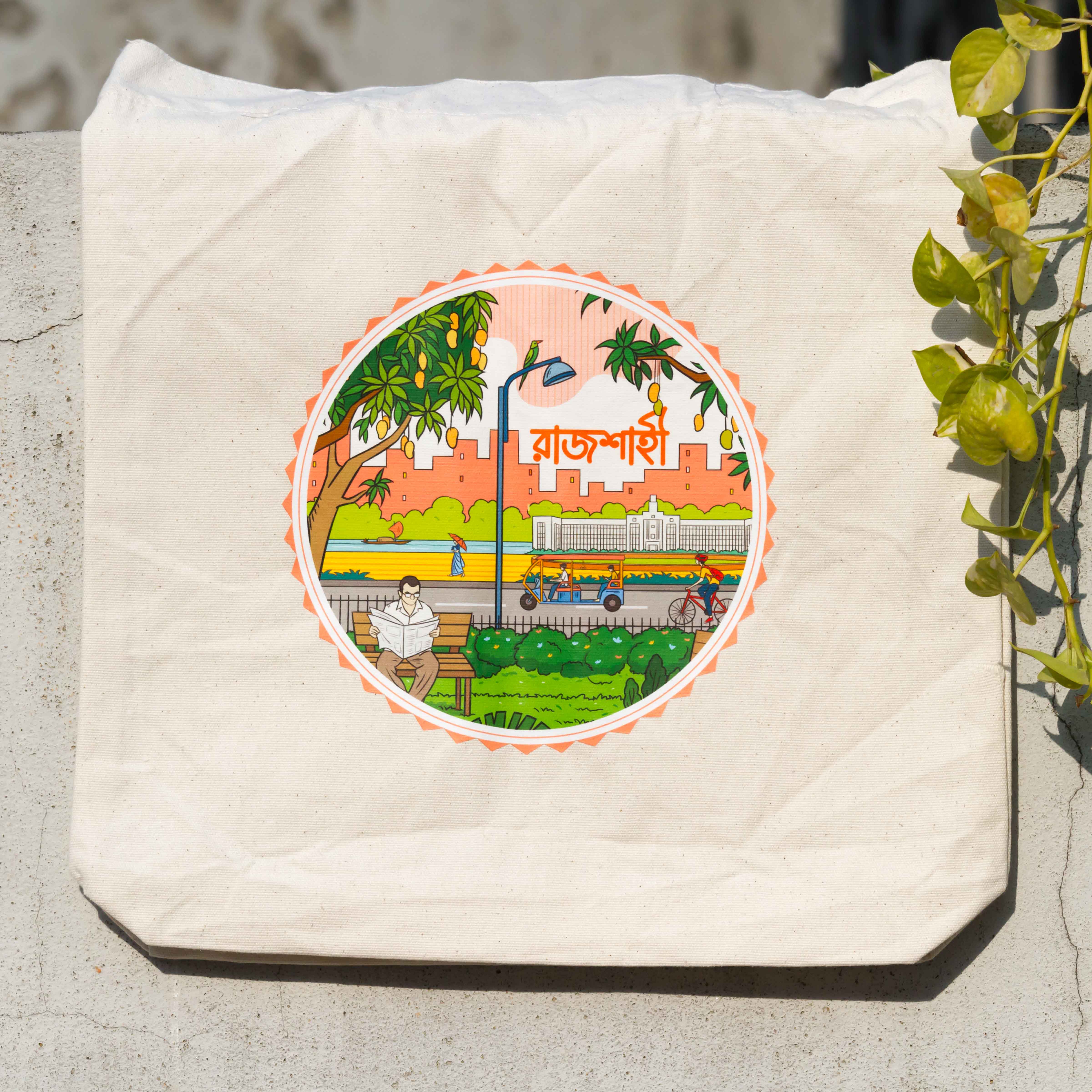Sevendays Rajshahi (Round) Canvas Tote Bag
